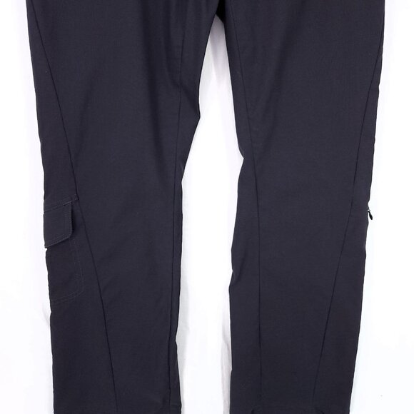 Athleta Cargo Pants Women’s Size 4 Wide Leg Black Drawstring Pockets Outdoor - Picture 14 of 16